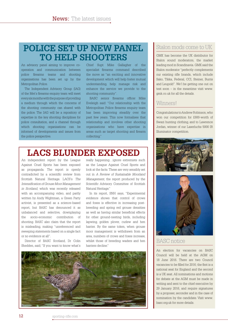 Sporting Rifle Preview Pages