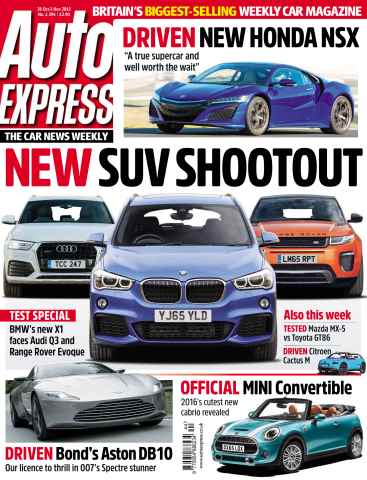 Auto Express issue October 28. 2015
