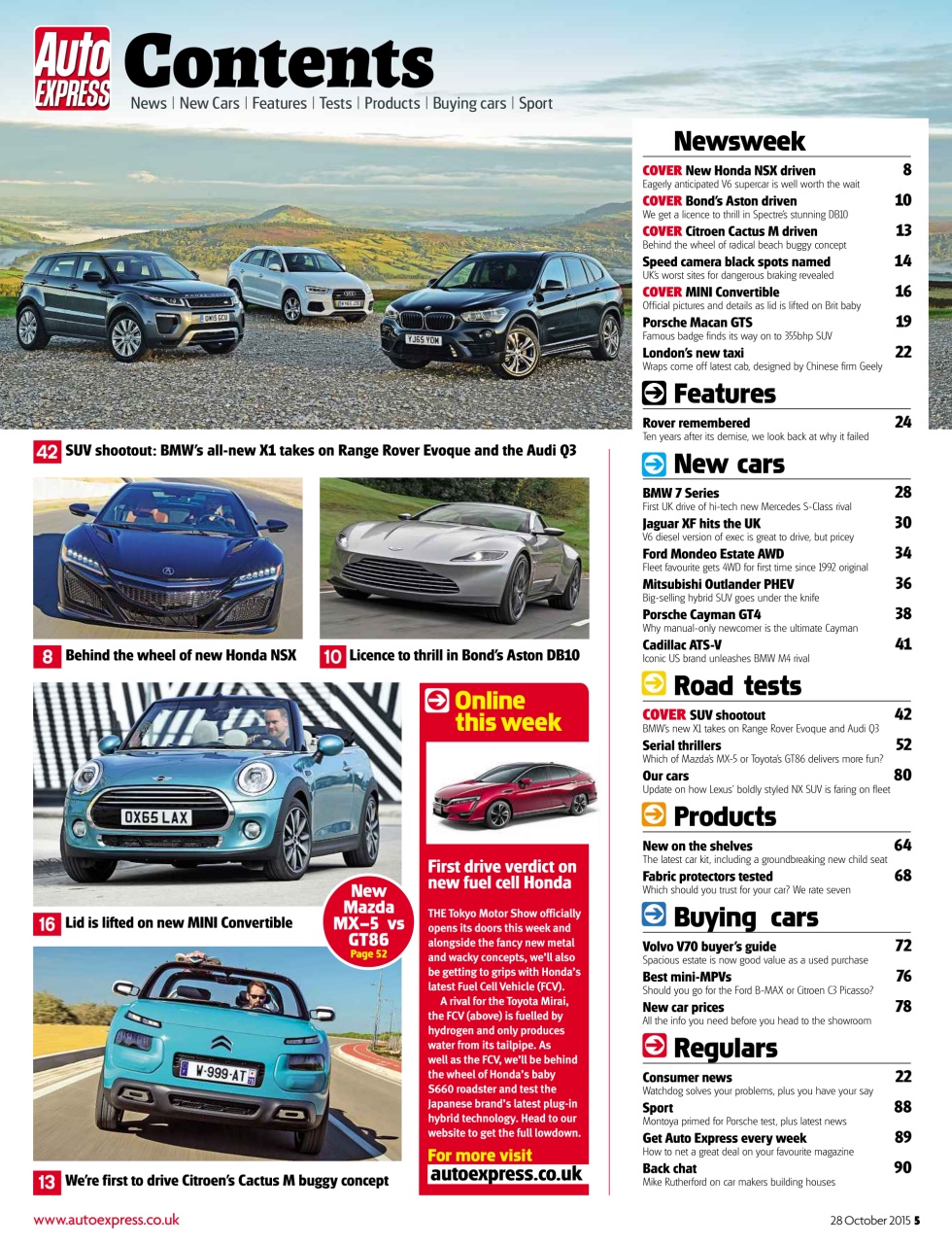Auto Express Preview Pages