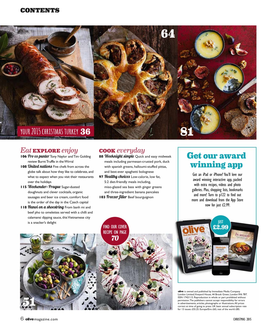 Olive Magazine Preview Pages