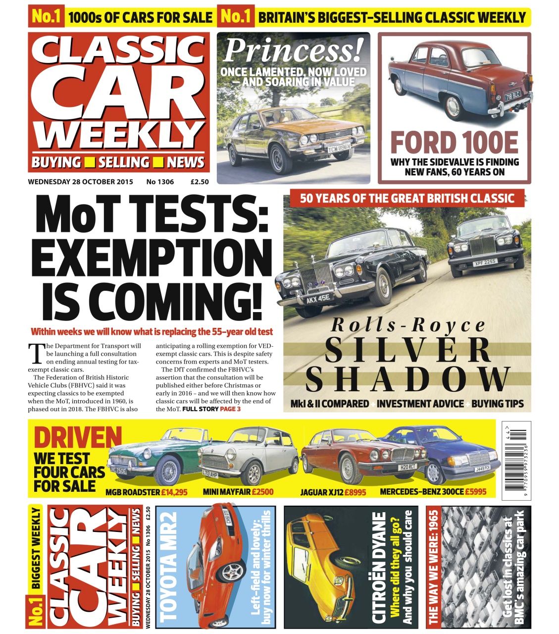 Classic Car Weekly Preview Pages