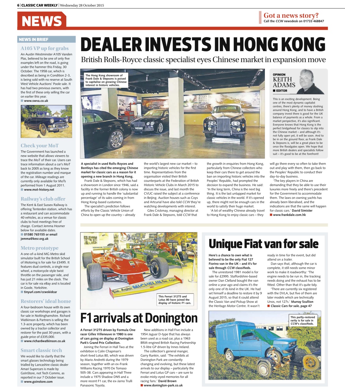 Classic Car Weekly Preview Pages