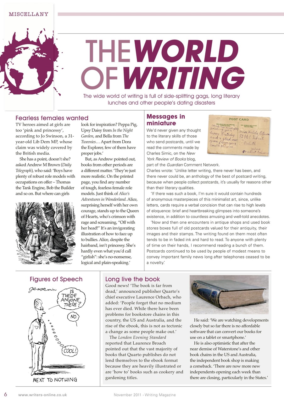 Writing Magazine Preview Pages
