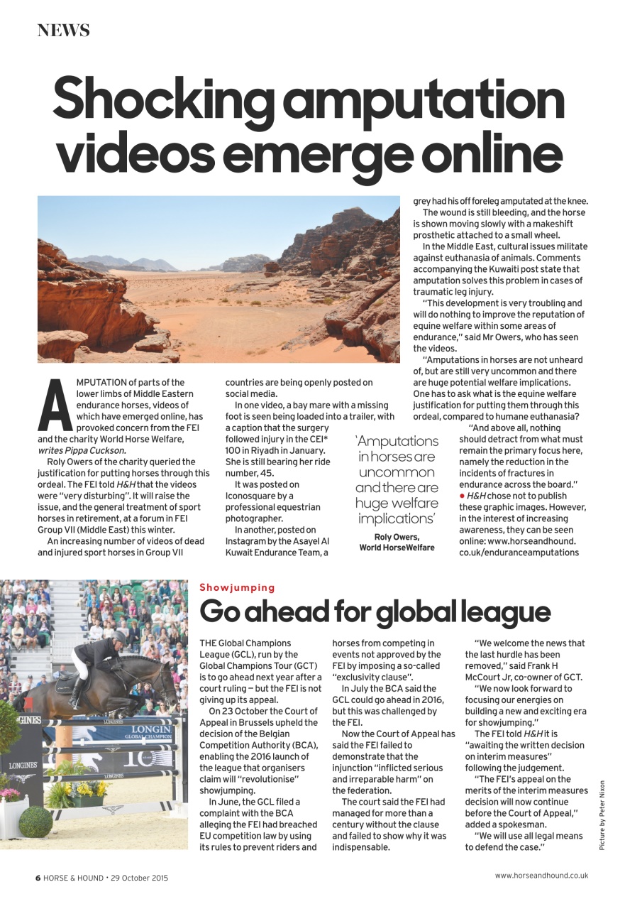 Horse & Hound Preview Pages