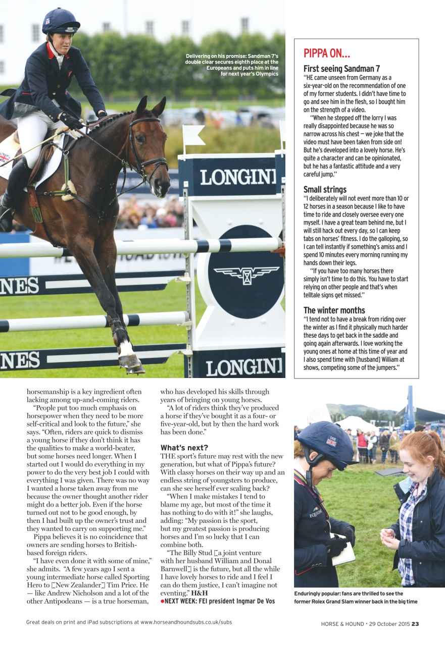 Horse & Hound Preview Pages