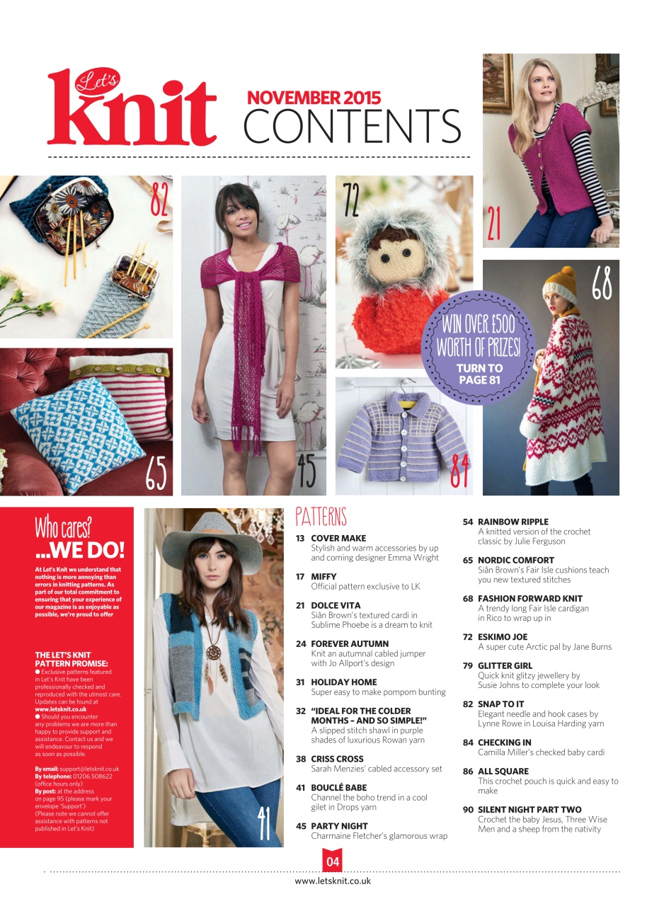 Let's Knit Preview Pages