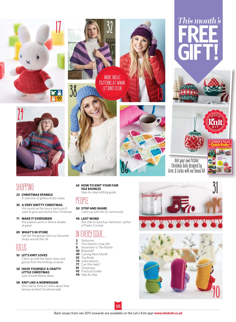 Let's Knit Preview Pages