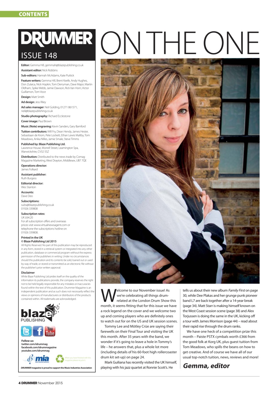 iDrum magazine: Never miss a beat Preview Pages