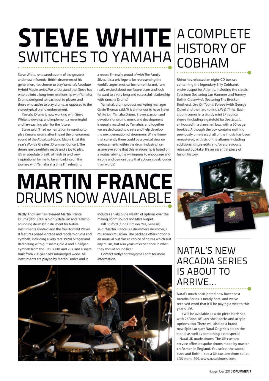 iDrum magazine: Never miss a beat Preview Pages