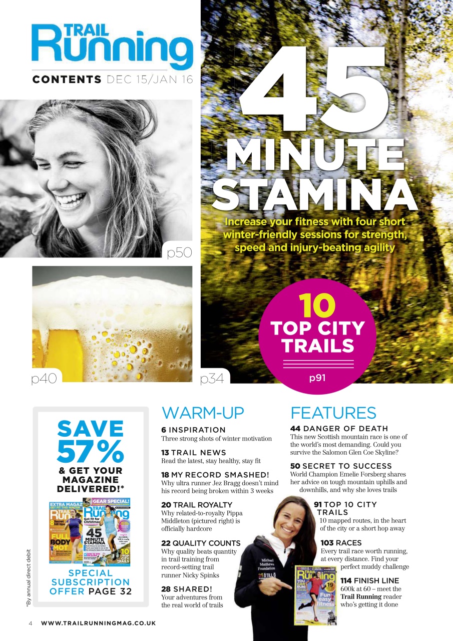 Trail Running Preview Pages