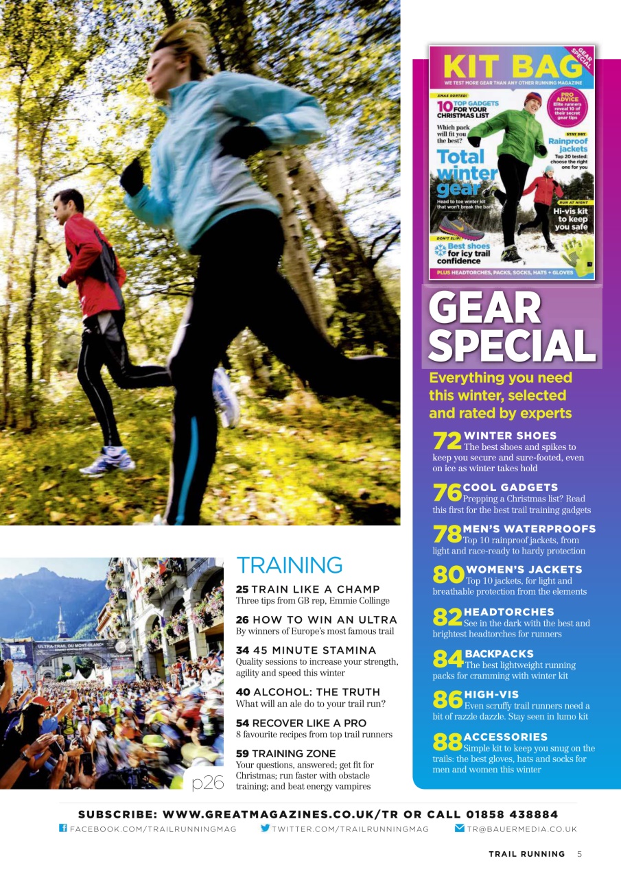 Trail Running Preview Pages