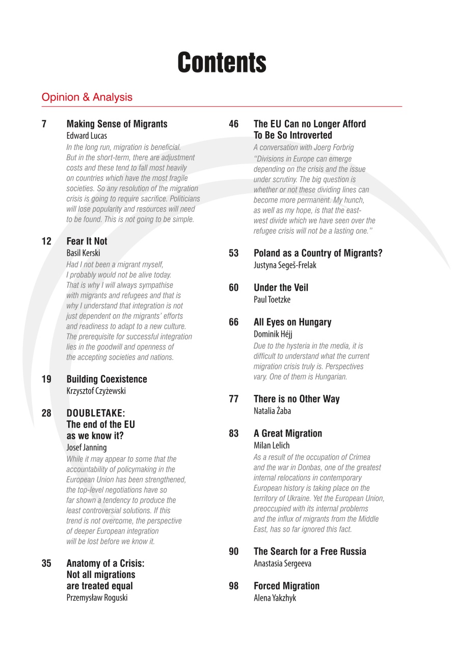 New Eastern Europe Preview Pages