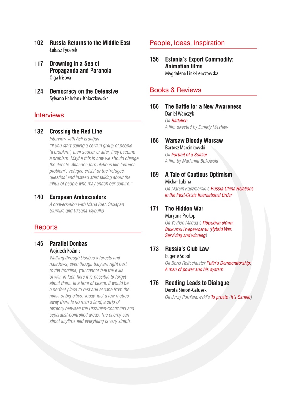 New Eastern Europe Preview Pages