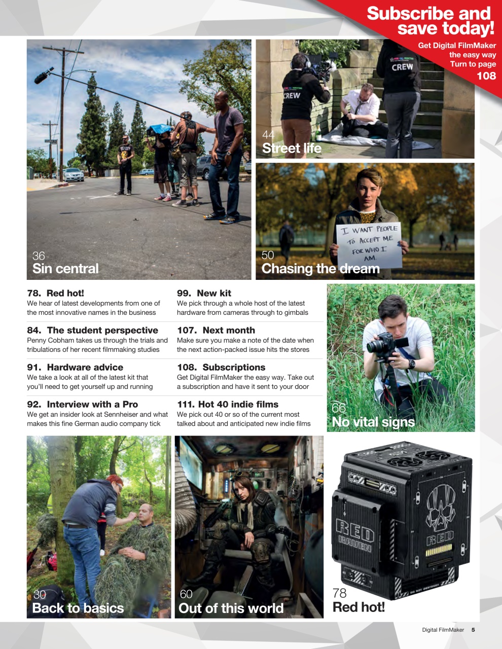 Digital FilmMaker Preview Pages