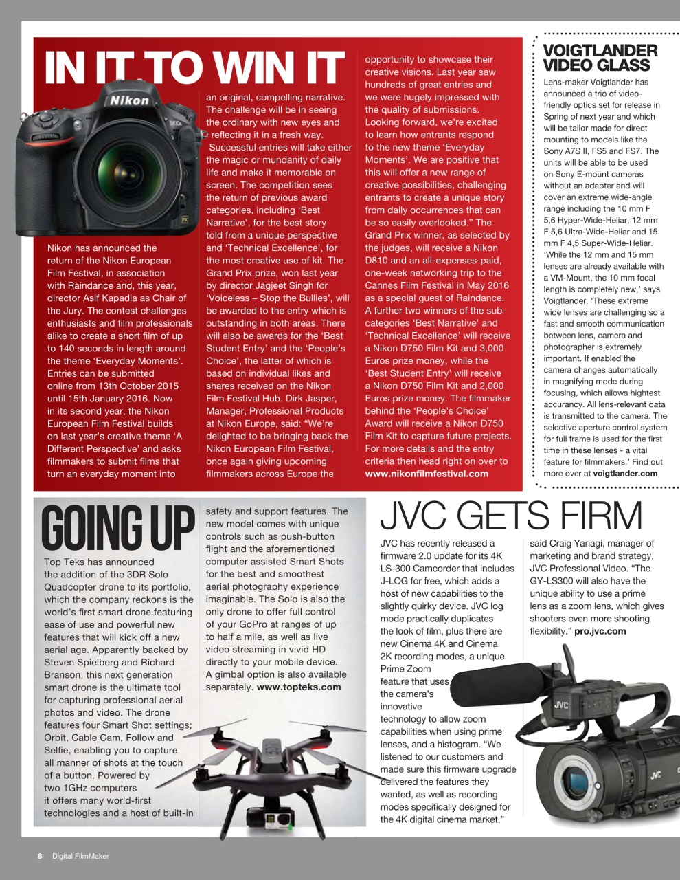 Digital FilmMaker Preview Pages