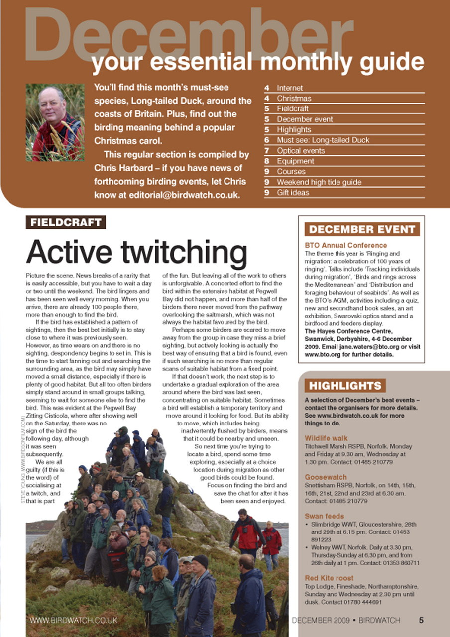 Birdwatch Magazine Preview Pages