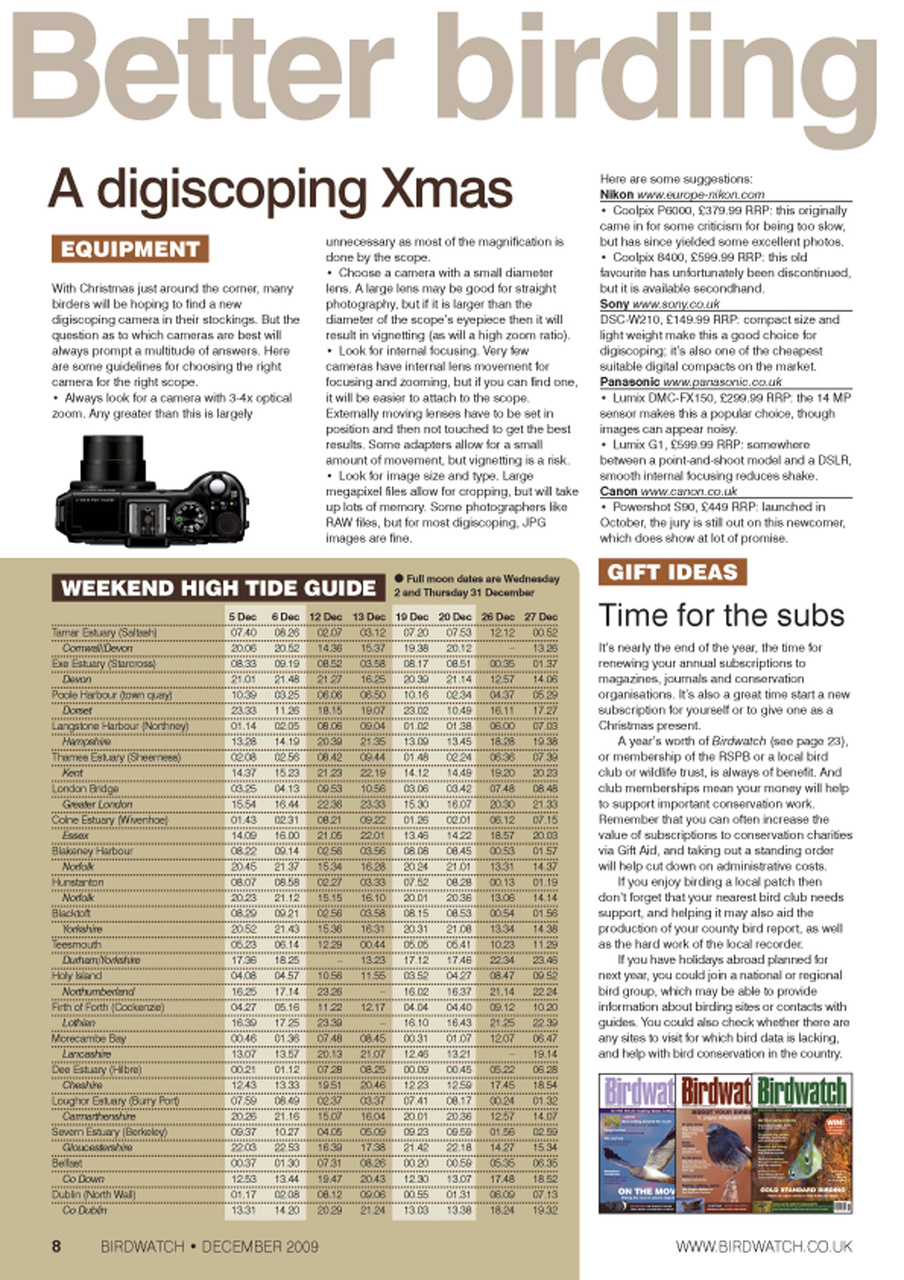 Birdwatch Magazine Preview Pages