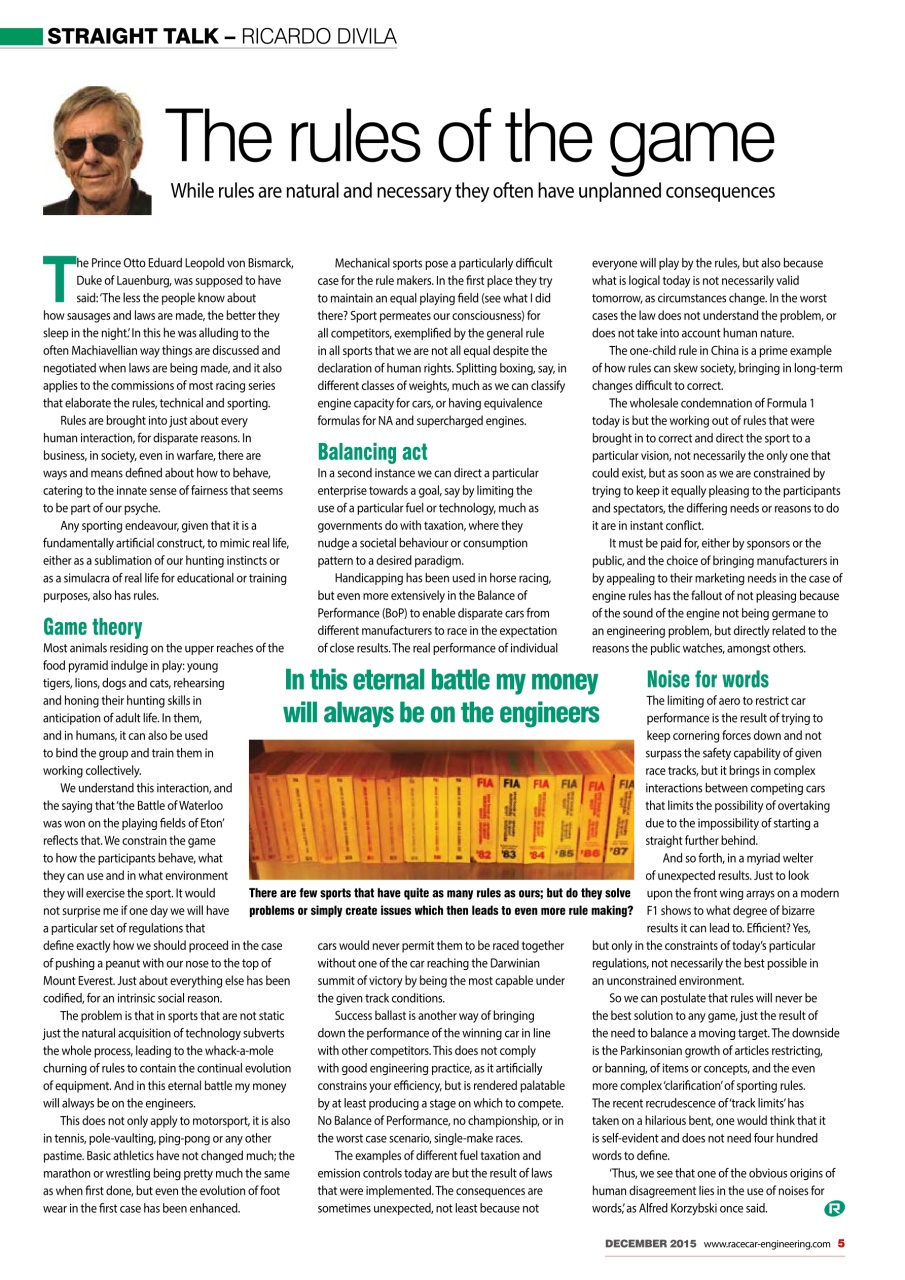 Racecar Engineering Preview Pages