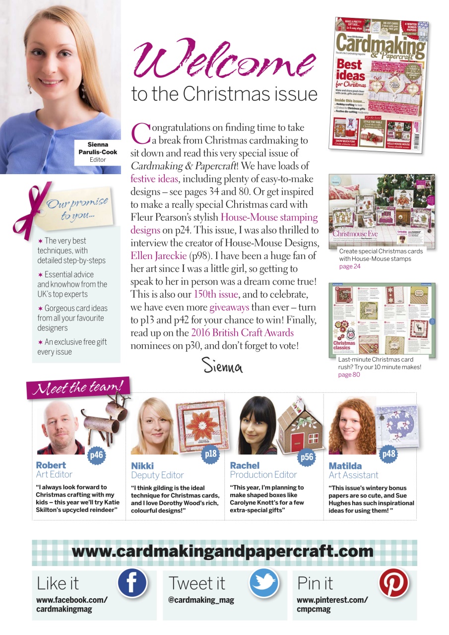 Cardmaking & Papercraft Preview Pages