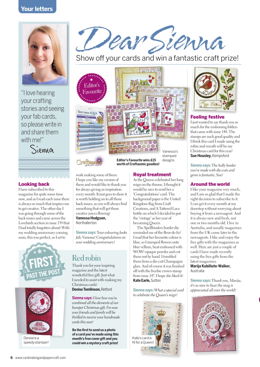 Cardmaking & Papercraft Preview Pages