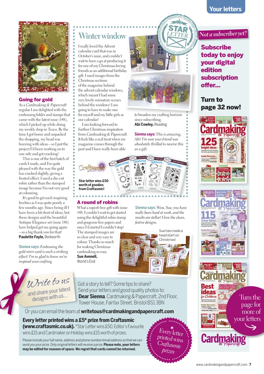 Cardmaking & Papercraft Preview Pages
