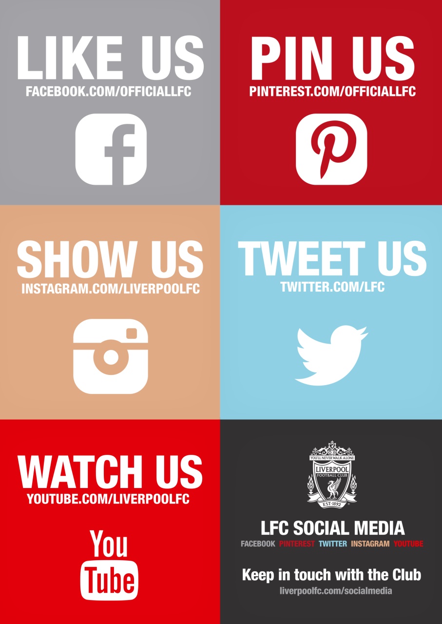 Liverpool FC Magazine Preview Pages