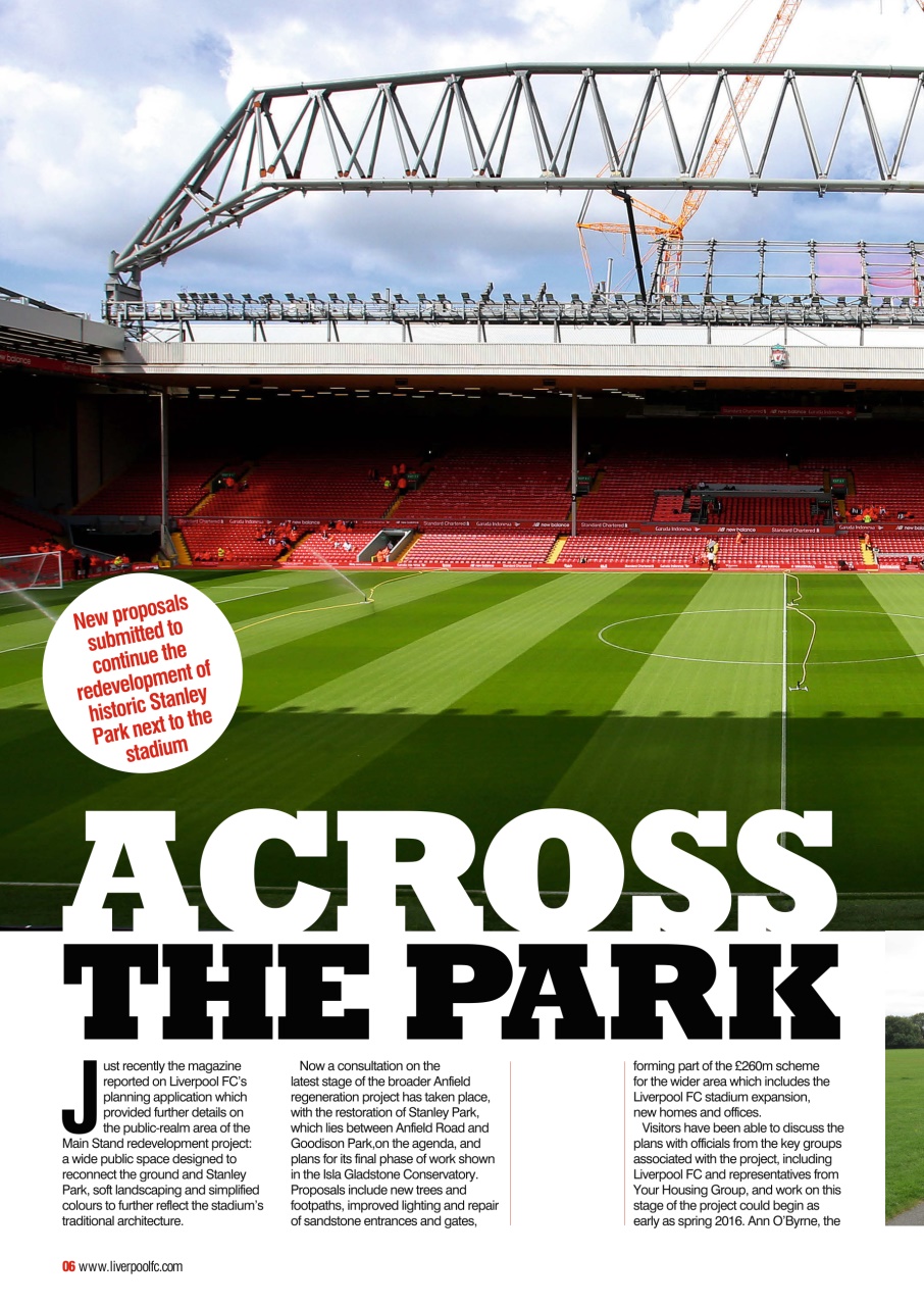 Liverpool FC Magazine Preview Pages