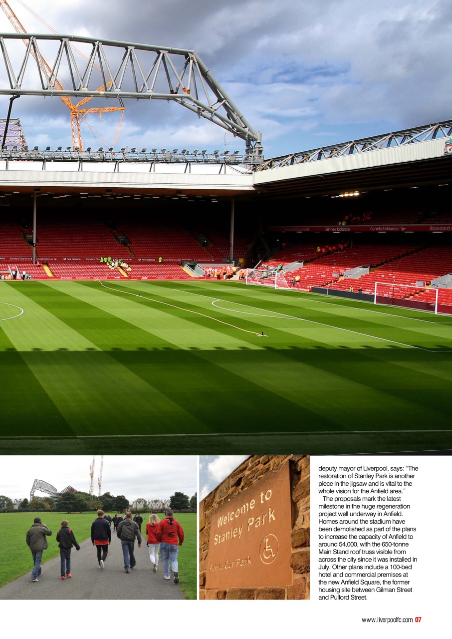 Liverpool FC Magazine Preview Pages