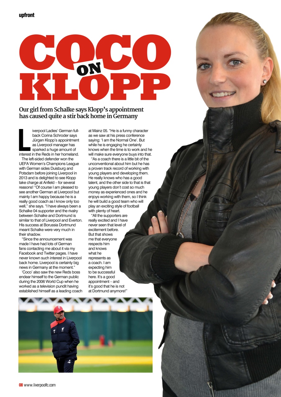 Liverpool FC Magazine Preview Pages