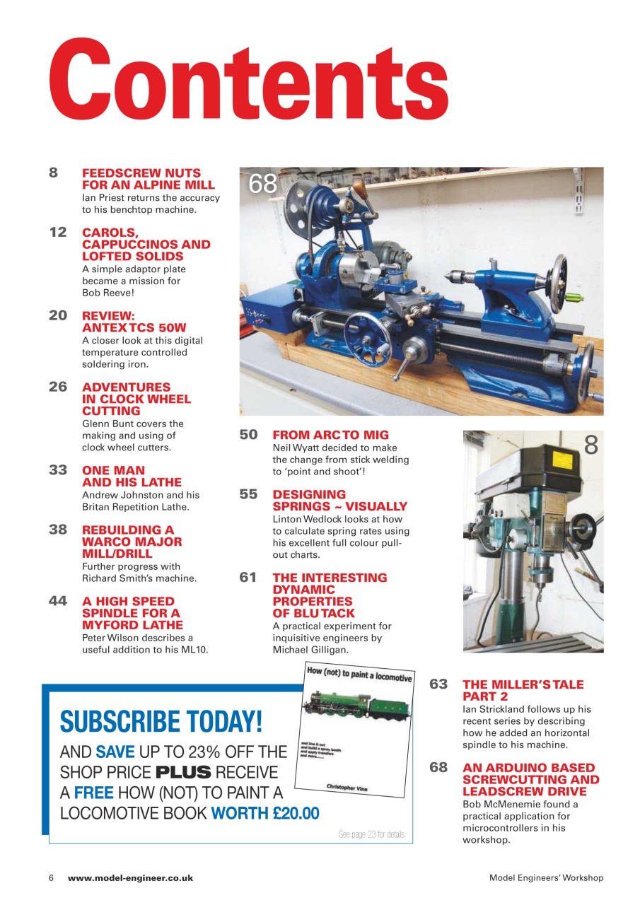 Model Engineer & Workshop Magazine Preview Pages
