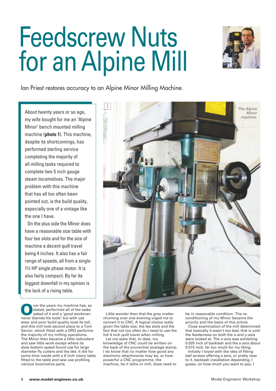 Model Engineer & Workshop Magazine Preview Pages