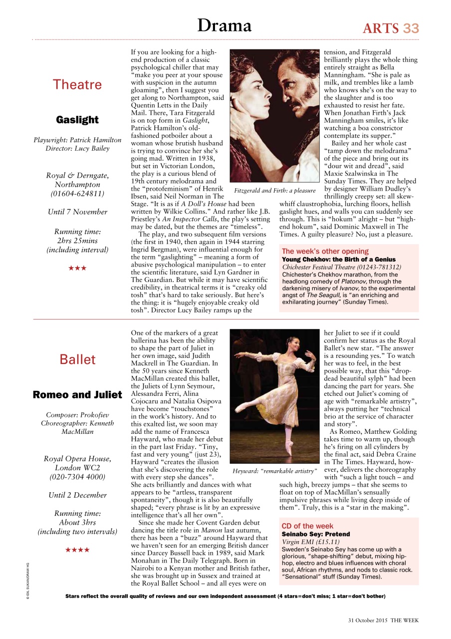 The Week Preview Pages