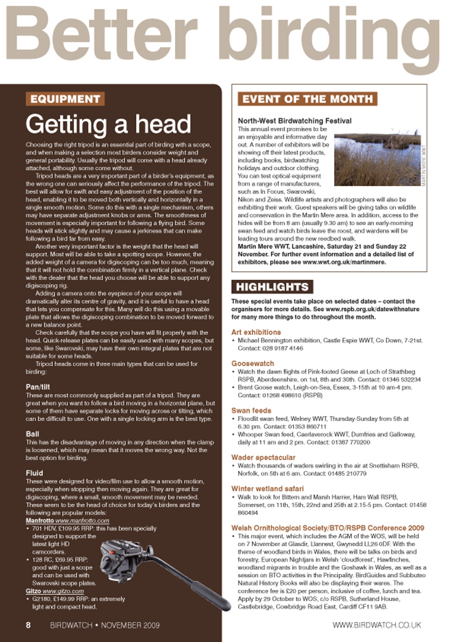 Birdwatch Magazine Preview Pages