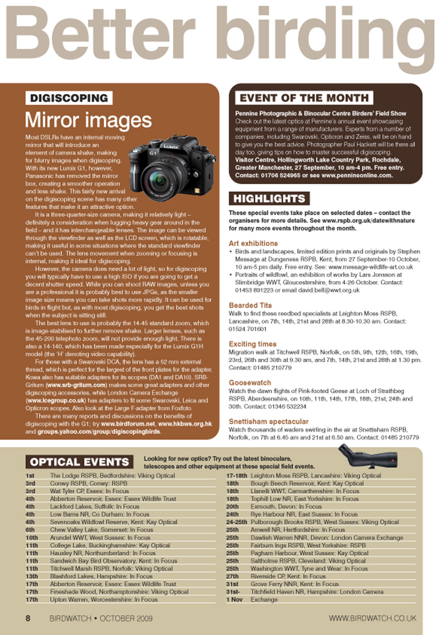 Birdwatch Magazine Preview Pages