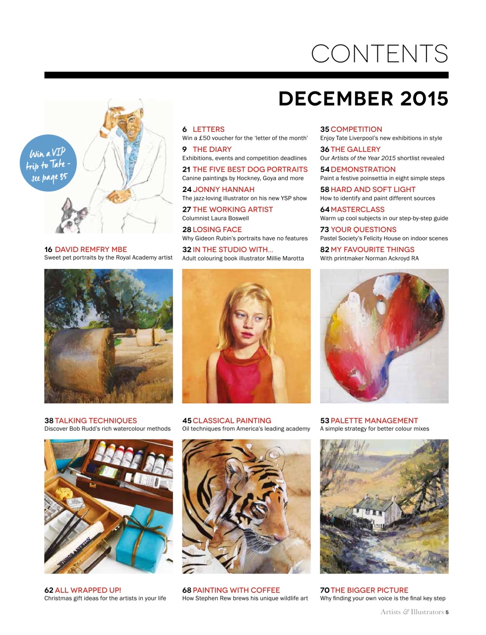 Artists & Illustrators Preview Pages