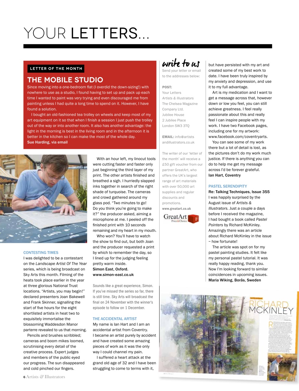 Artists & Illustrators Preview Pages