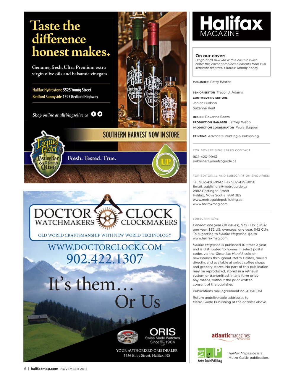 Halifax Magazine Preview Pages