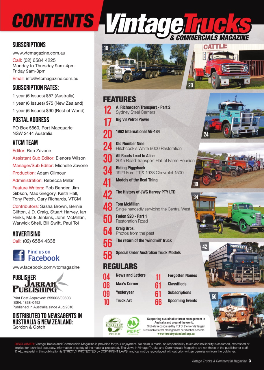 Vintage Trucks & Commercials Preview Pages