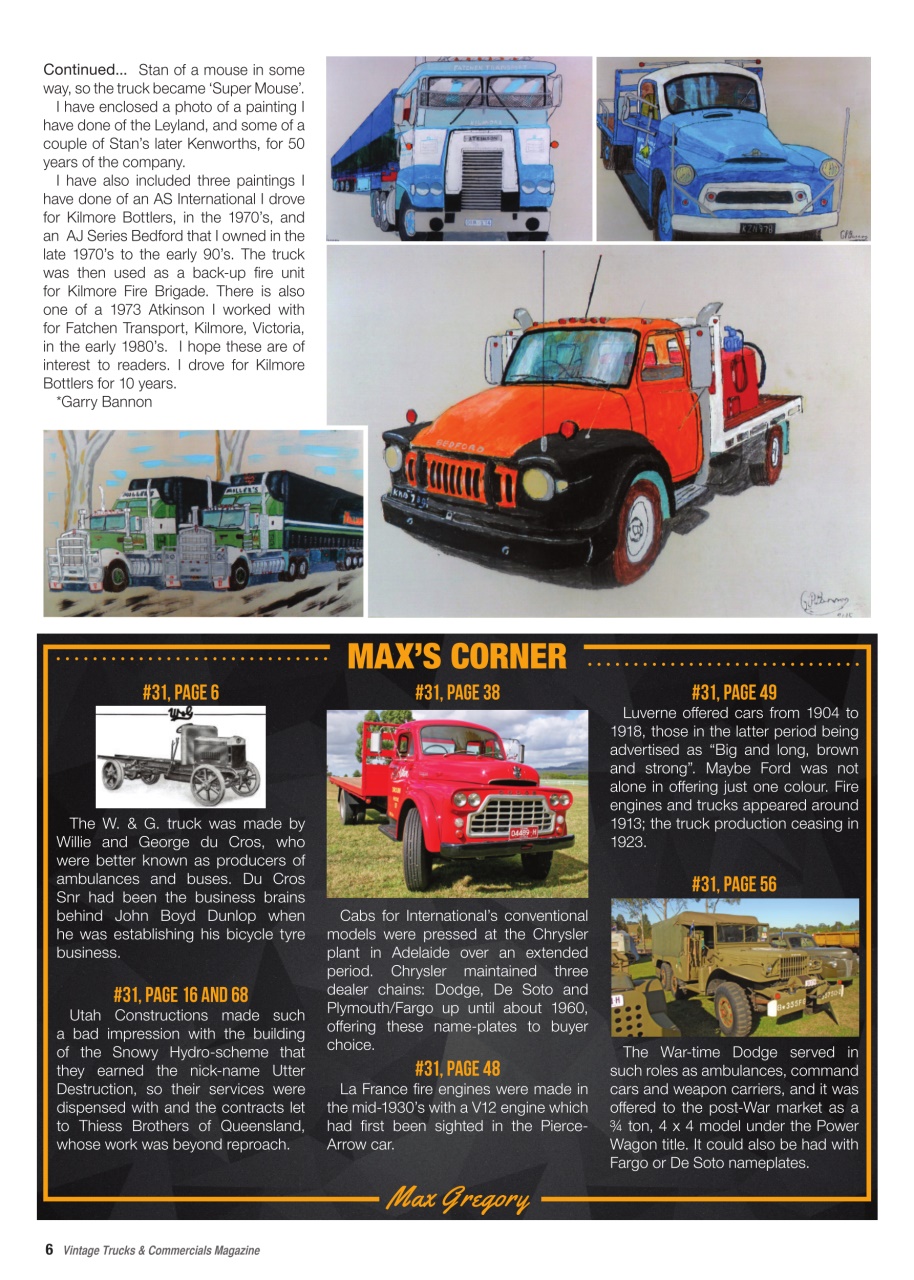 Vintage Trucks & Commercials Preview Pages