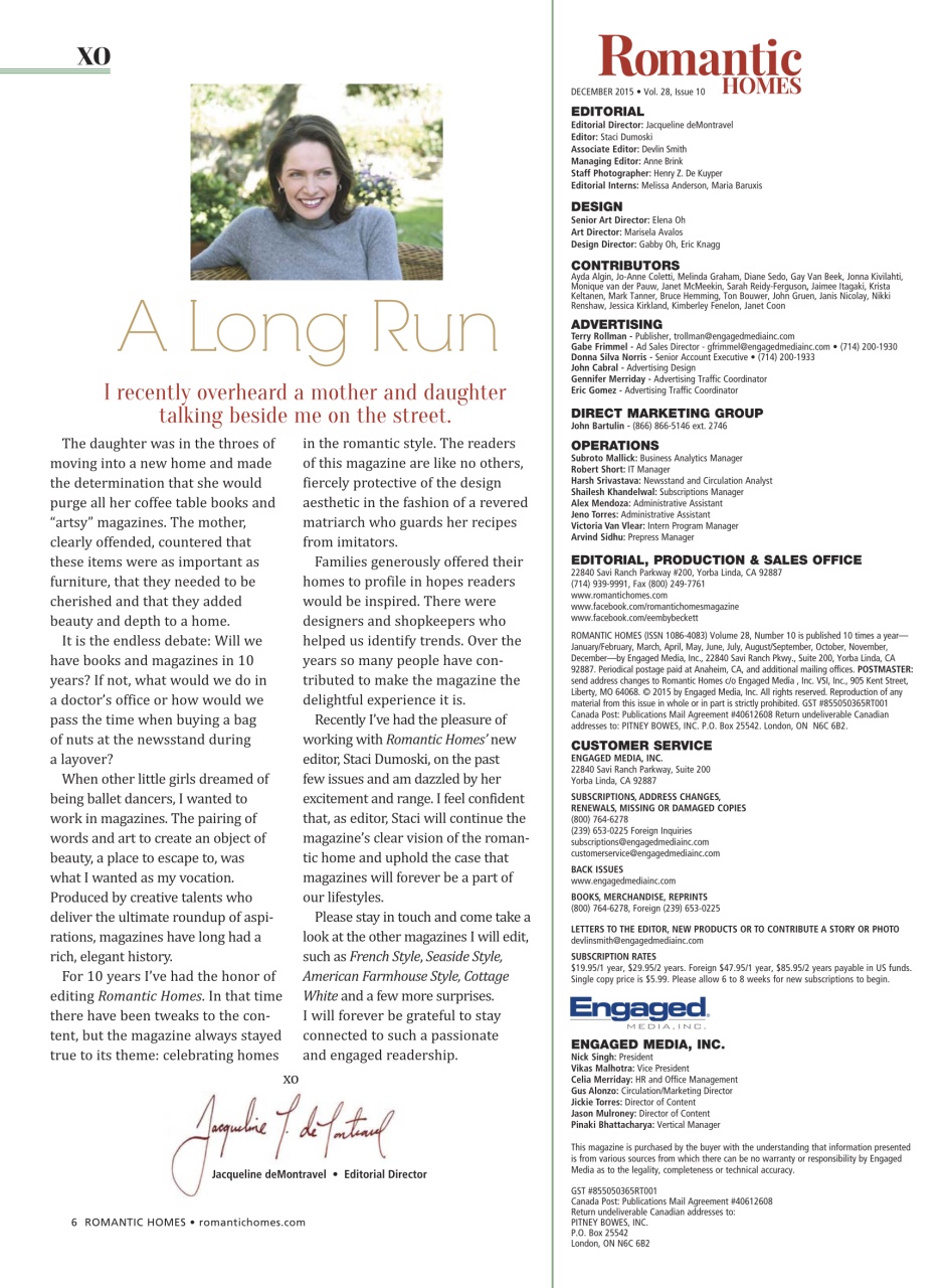 Romantic Homes Preview Pages