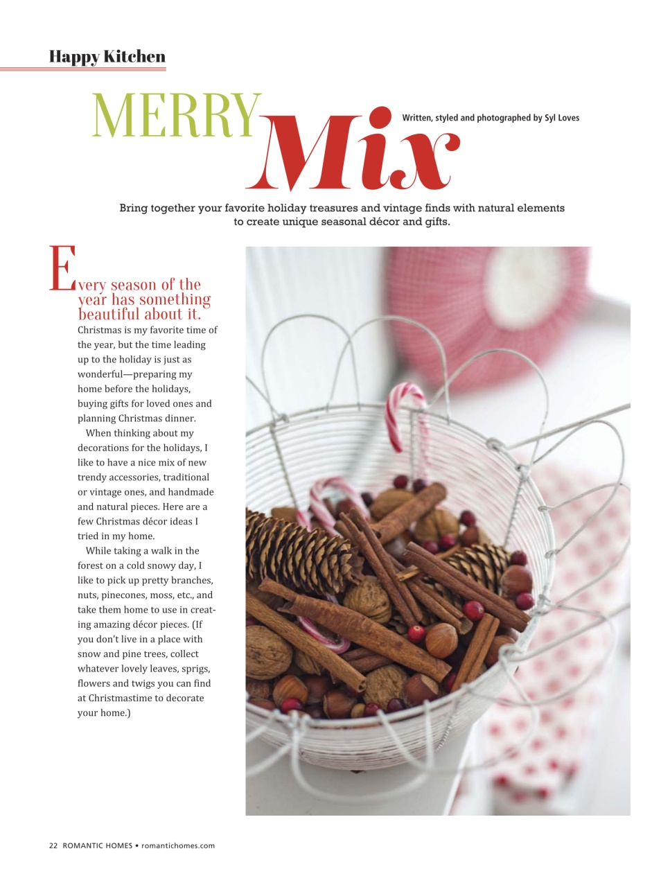 Romantic Homes Preview Pages