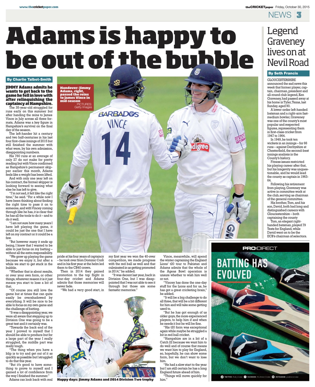 The Cricket Paper Preview Pages