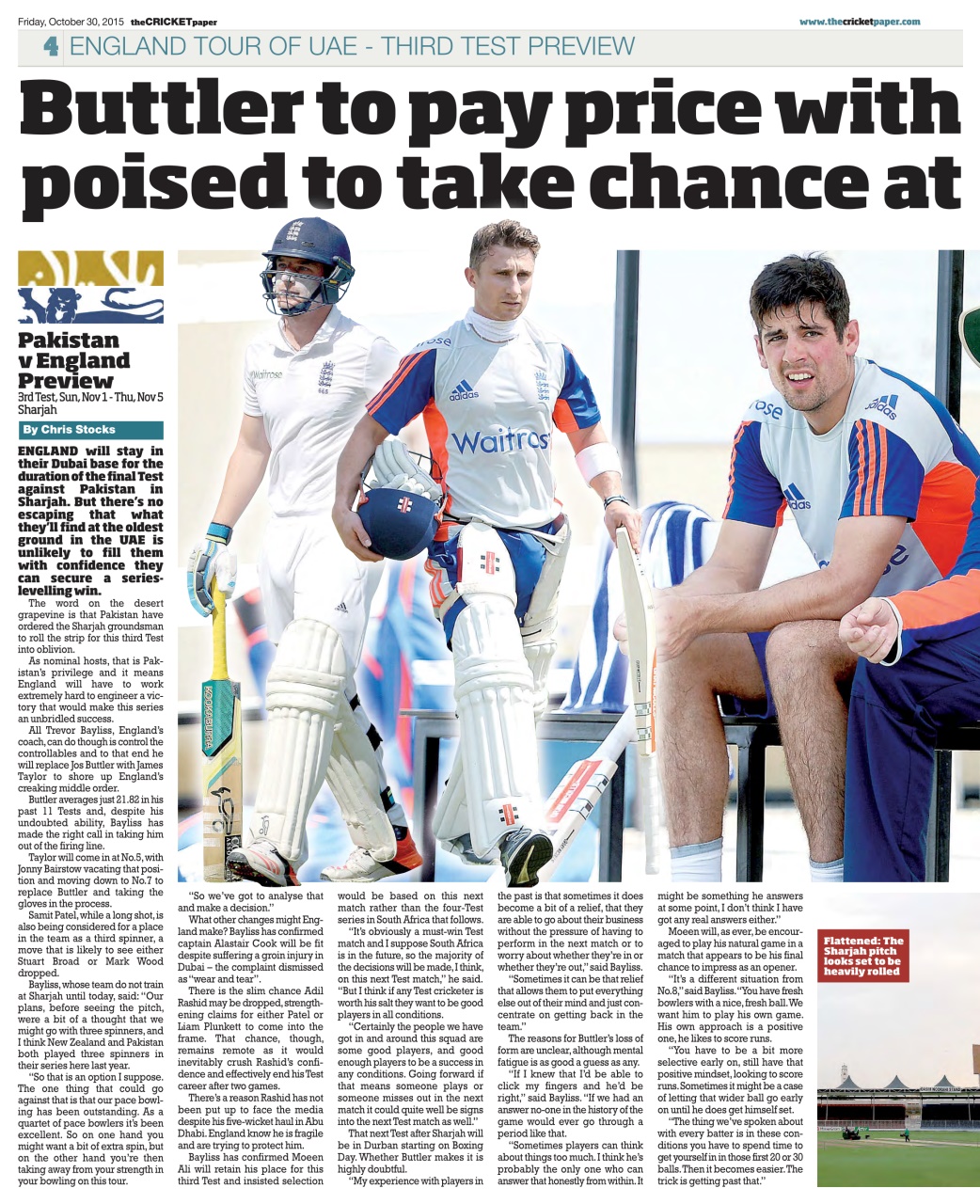 The Cricket Paper Preview Pages