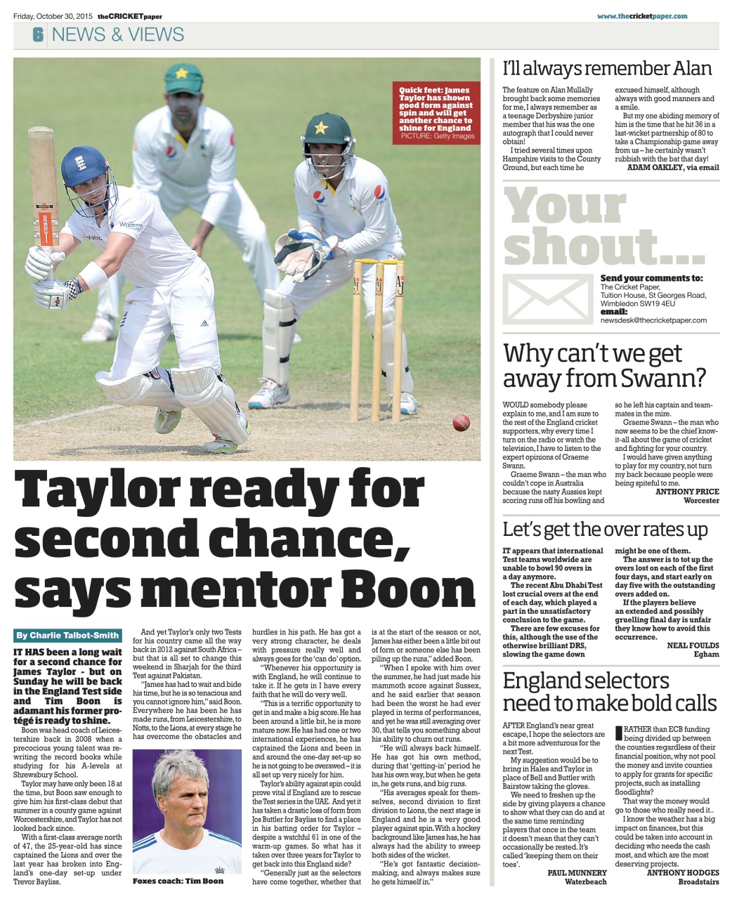 The Cricket Paper Preview Pages