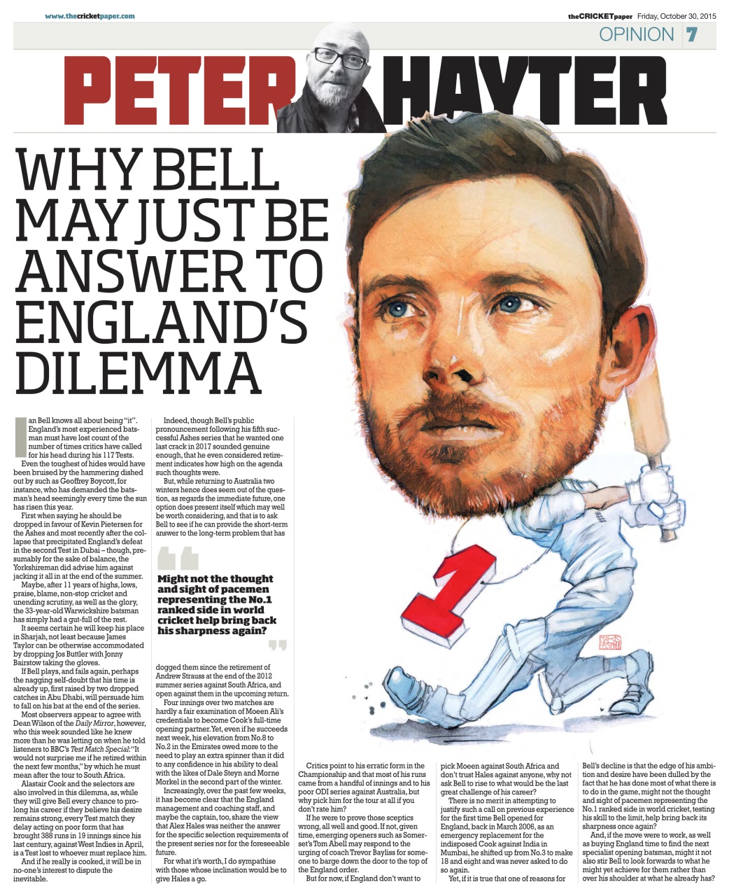 The Cricket Paper Preview Pages