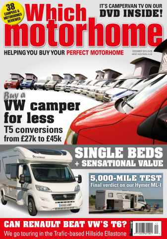 What Motorhome magazine issue VW Campervan special issue - December 2015