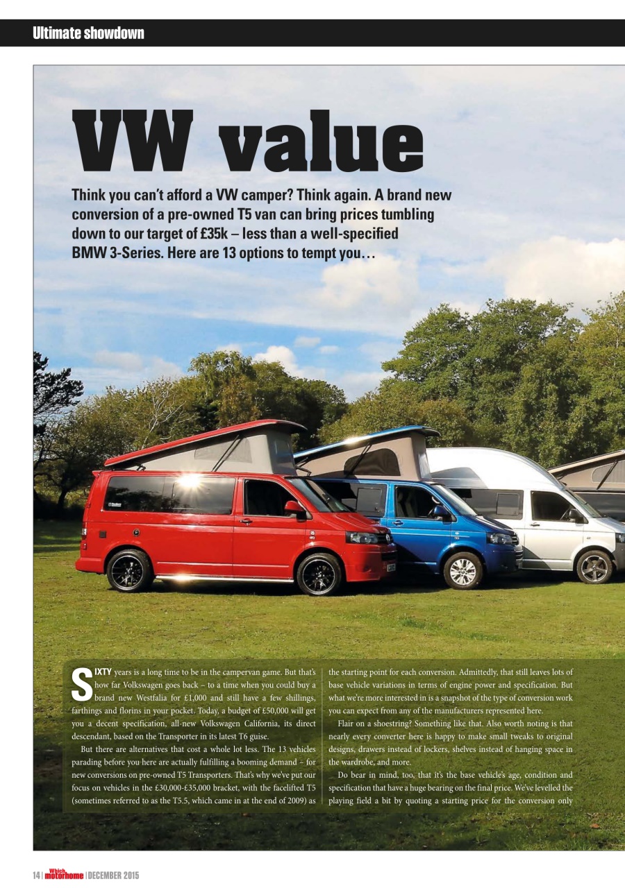 What Motorhome magazine Preview Pages