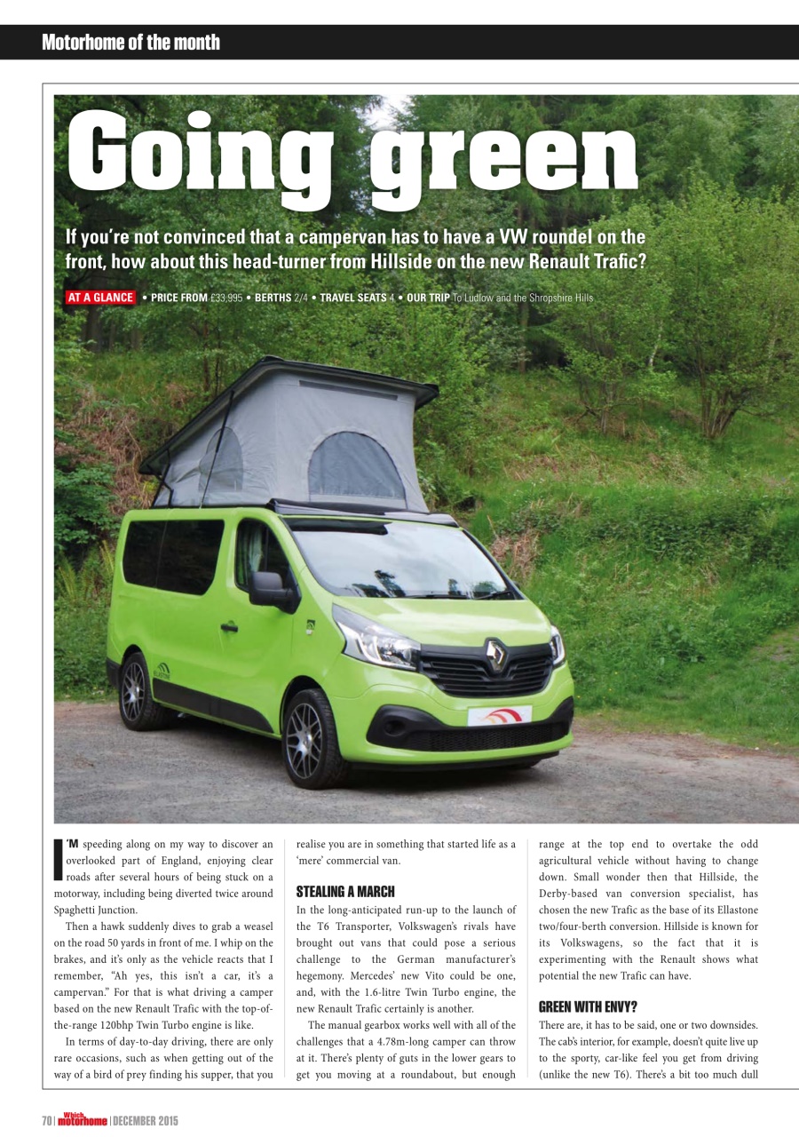 What Motorhome magazine Preview Pages