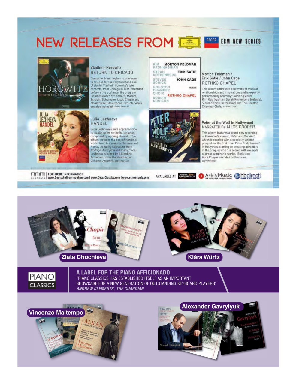 Gramophone Preview Pages