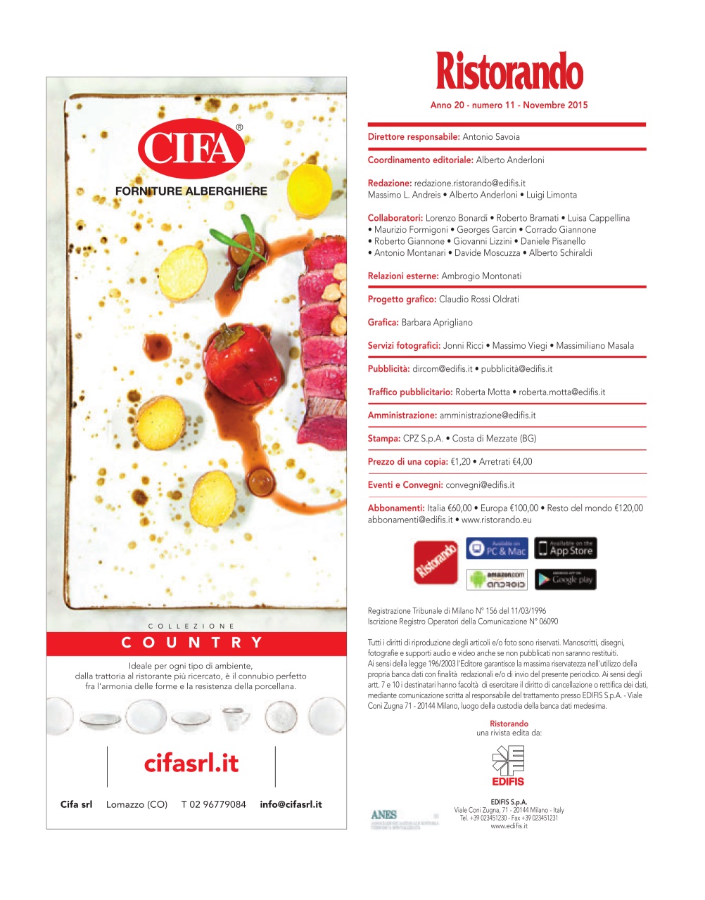 Ristorando Preview Pages